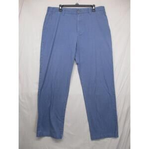 Lands' End Blue Classic Relaxed Fit Mens Straight Leg Pants Size 38 / inseam 32